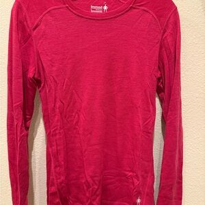 Smartwool Women's Long Sleeve Base Layer - Raspberry Red